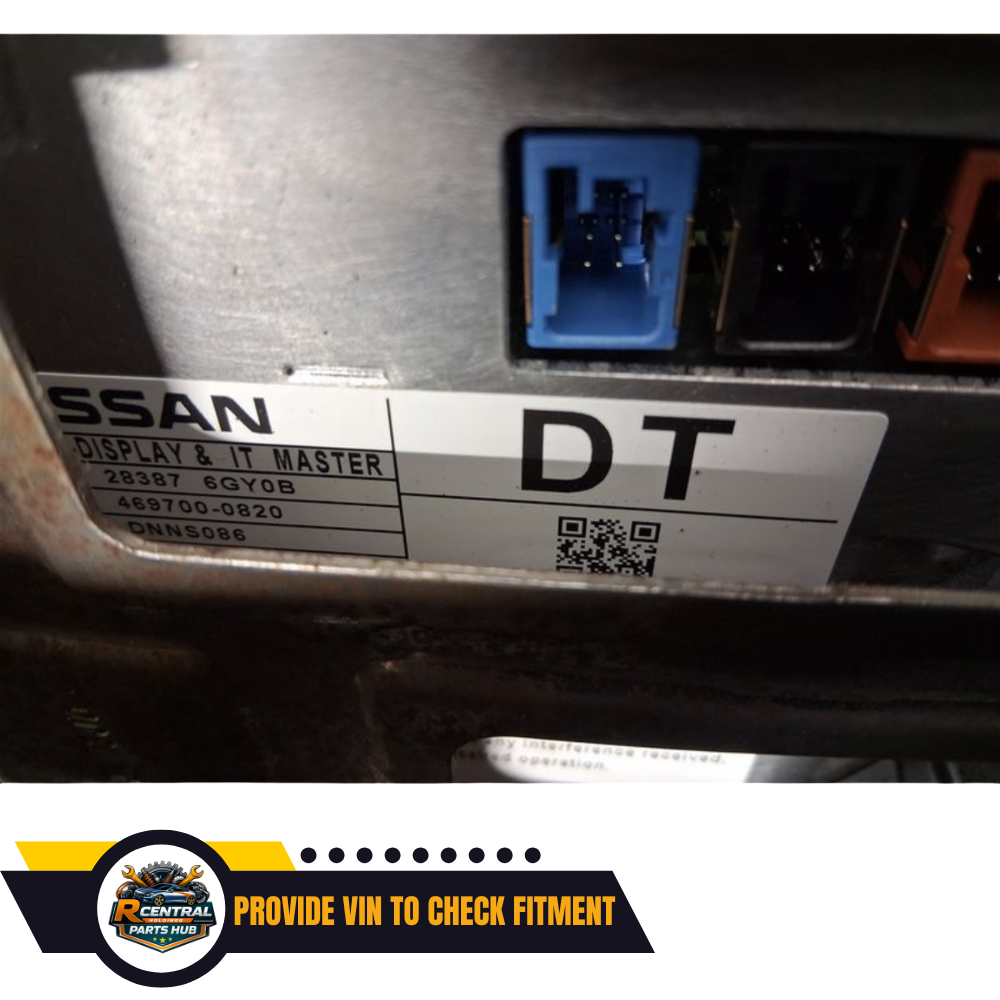2018 Nissan Pathfinder GPS Display Screen with Navigation Dash Mounted OEM — view 4