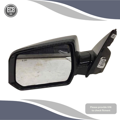2018–2022 Chevrolet Traverse Left Driver Side View Door Mirror Black OEM — view 3