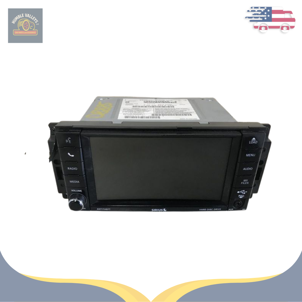 2012–2019 Dodge Caravan Radio MULTIMEDIA SATELLITE AM FM CD RBZ OEM — view 1