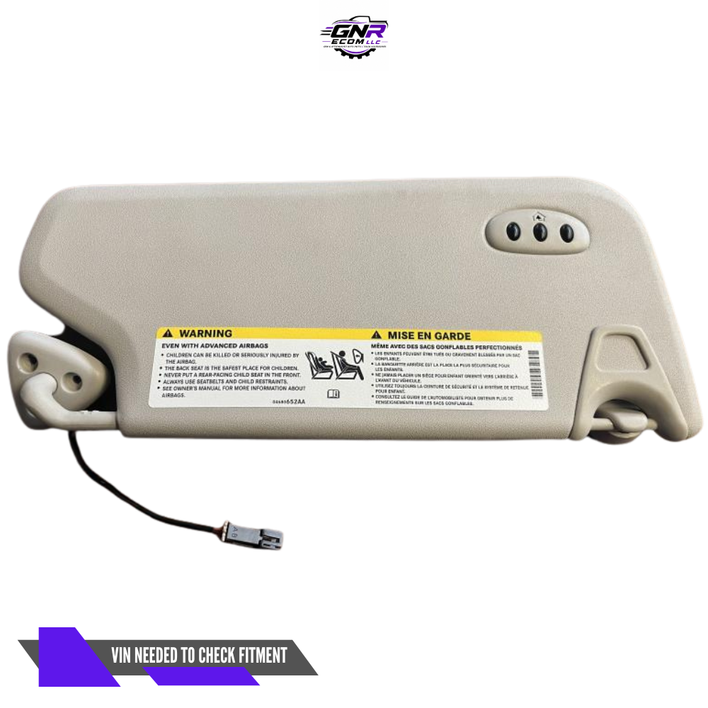 2011–2020 Dodge Journey LH Driver Sunvisor Sun Visor with Homelink OEM — view 1