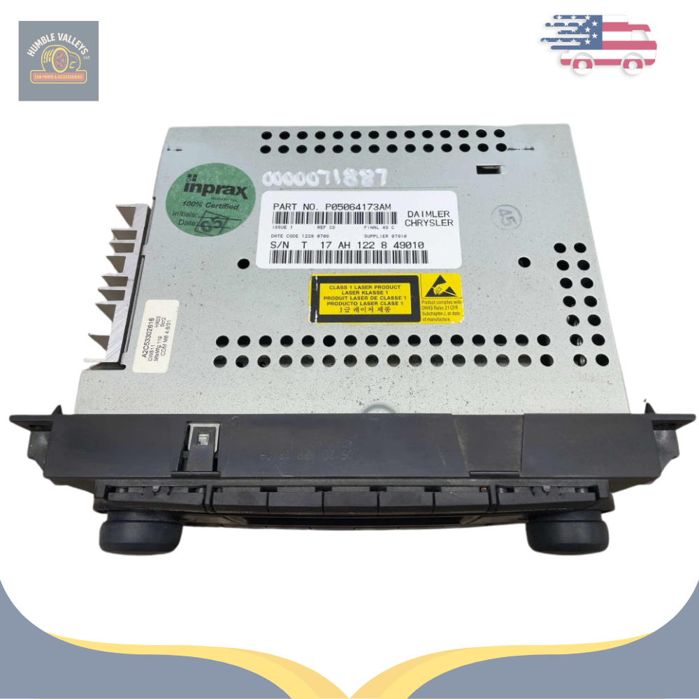 2005–2007 Jeep Grand Cherokee Radio Receiver REF OEM — view 2