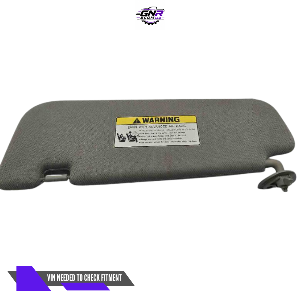 2009–2016 Hyundai Genesis RH Passenger Sunvisor Sun Visor with Mirror Extender OEM — view 1