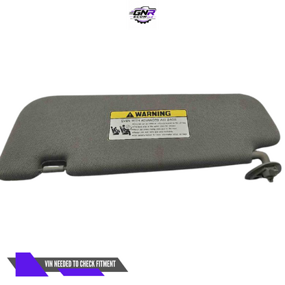 2009–2016 Hyundai Genesis RH Passenger Sunvisor Sun Visor with Mirror Extender OEM — view 1
