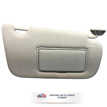 2013–2019 Nissan Sentra RH Passenger Sunvisor Sun Visor with Mirror OEM — view 2