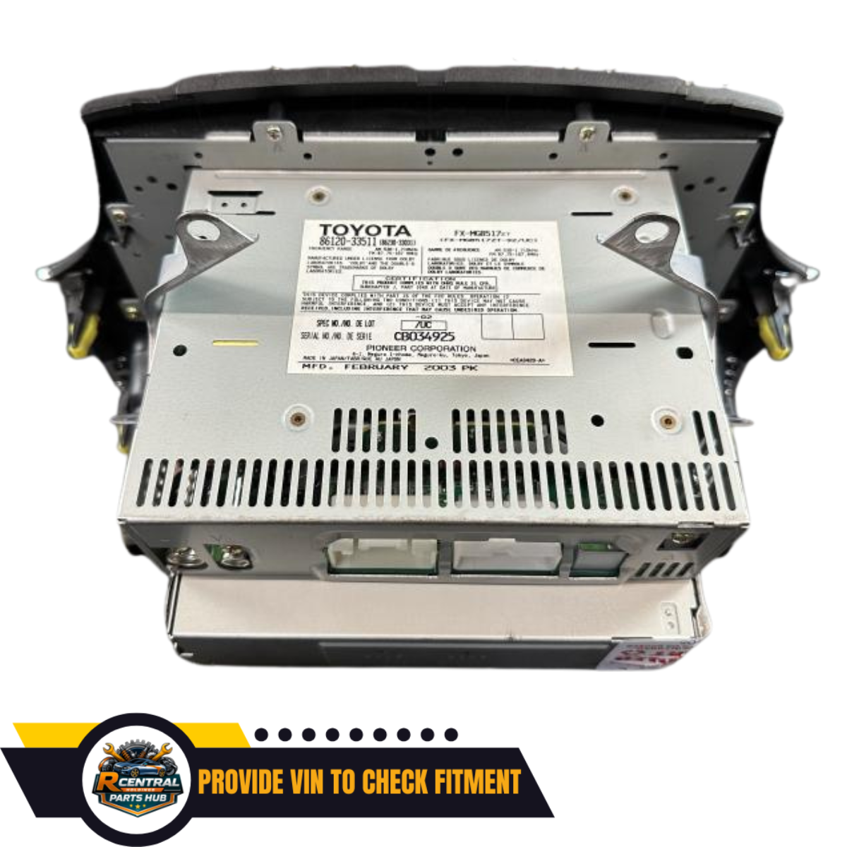 2002–2006 Lexus ES300, ES330 Radio CD Cassette Player AM FM OEM — view 4