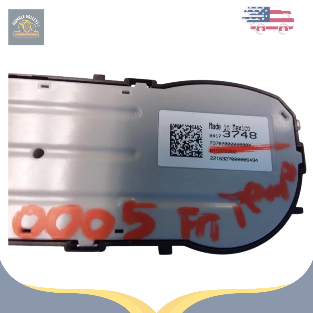 2017–2019 GMC Acadia Climate AC Heater Temperature Control OEM — view 4