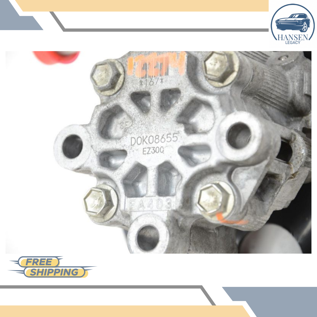 2017–2024 Nissan Titan Power Steering Pump Assembly 5.6L, Gasoline OEM — view 2