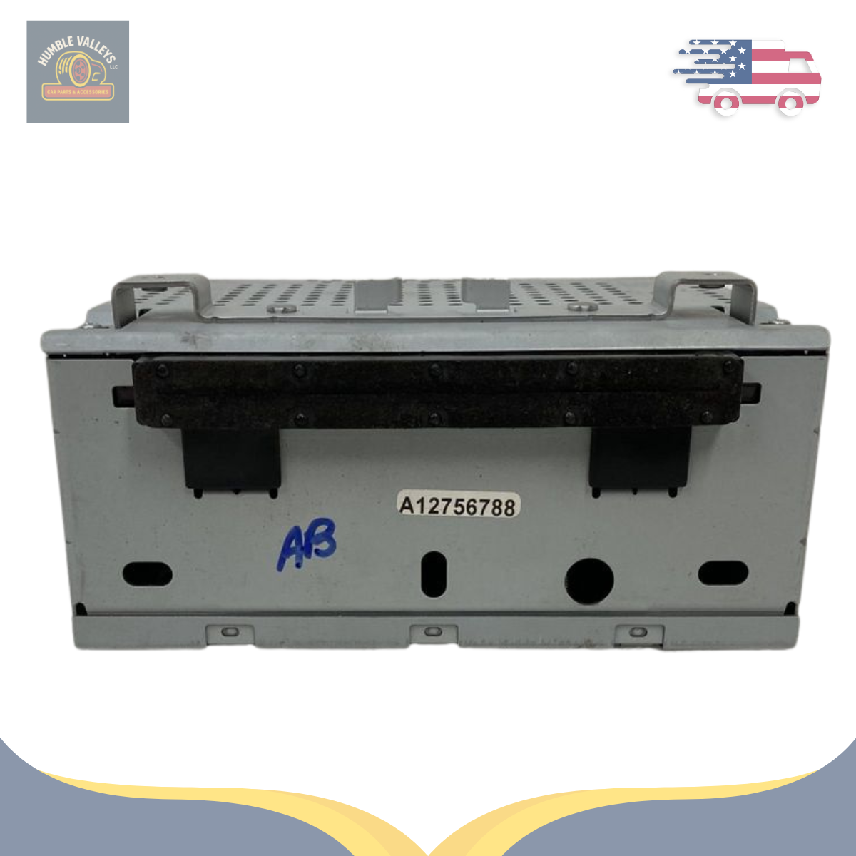 2014–2015 Ford Fiesta AM-FM-CD-MP3, Single Disc Radio Receiver ID D2BT-19C107-AB — view 1