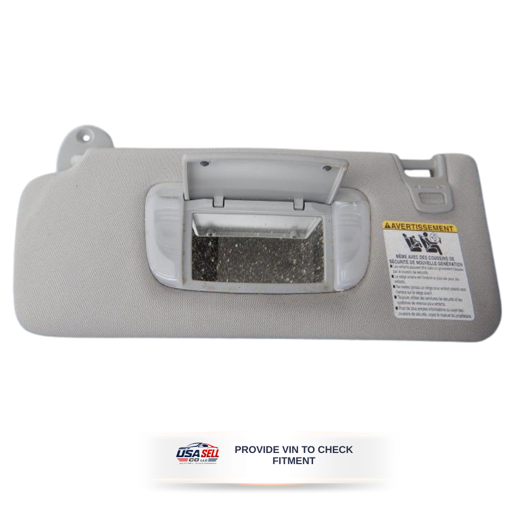 2016–2023 Toyota Tacoma LH Driver Sunvisor Sun Visor with Mirror & Light OEM — view 2
