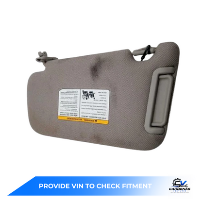 2013–2019 Nissan Sentra RH Passenger Sunvisor Sun Visor with Mirror OEM — view 1