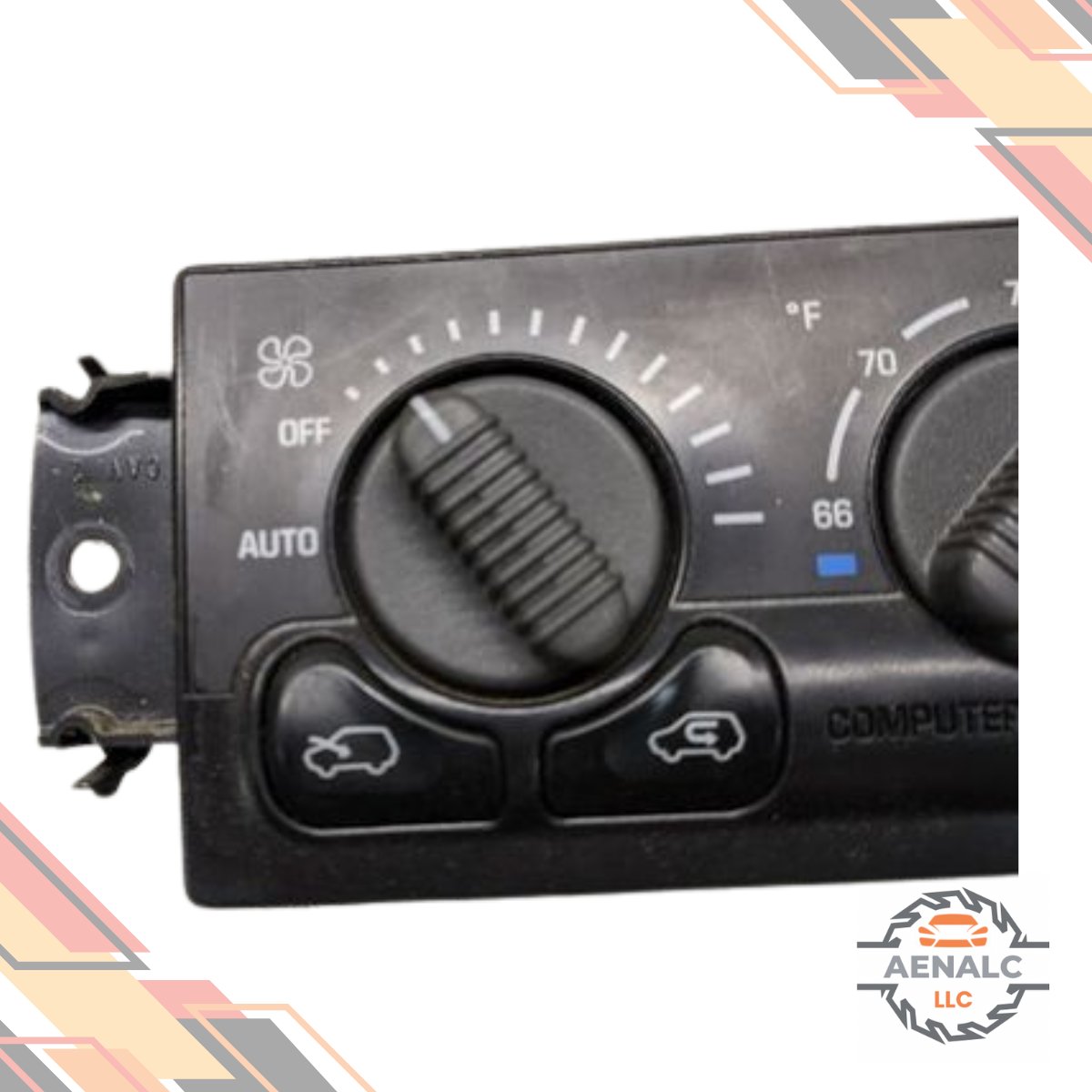 2000–2002 Chevrolet Suburban 1500 2500 AC Heater Temp Control Dash Mounted ATC — view 3