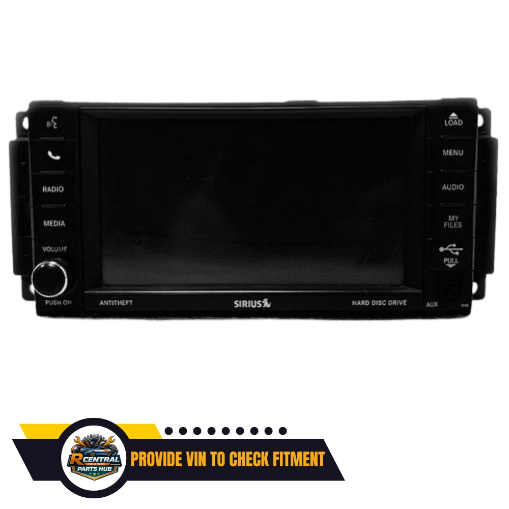 2012 Dodge Ram 1500 Radio AM FM CD DVD Player Receiver with Navigation ID RHB — view 1