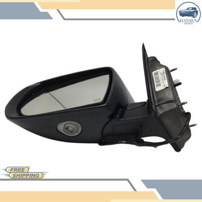 2014–2021 Jeep Cherokee Left Driver Side View Door Mirror Grey OEM — view 3