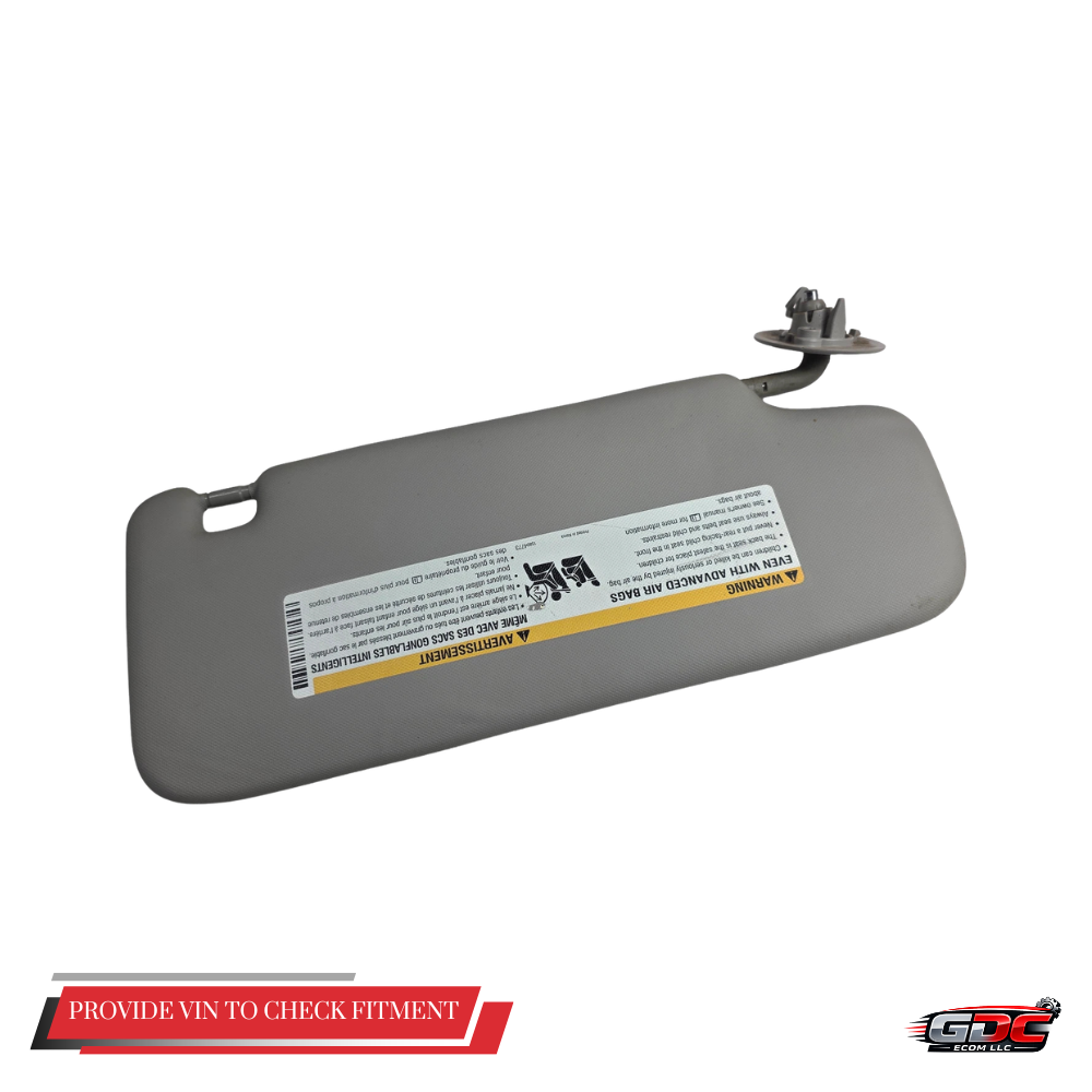 2012–2020 Chevrolet Sonic LH Driver Sunvisor Sun Visor with Mirror OEM — view 2
