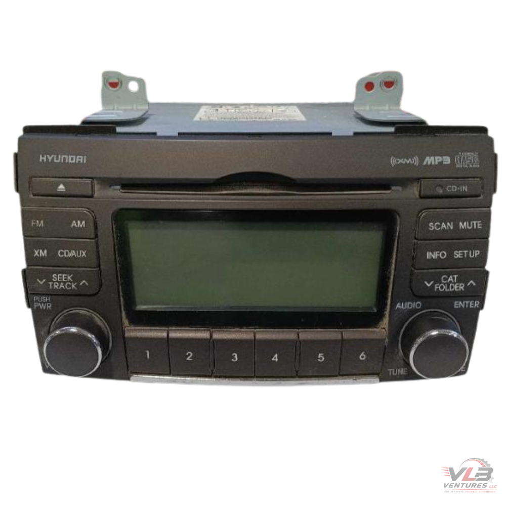 2009–2010 Hyundai Sonata Radio Receiver Display AM FM CD XM OEM — view 1