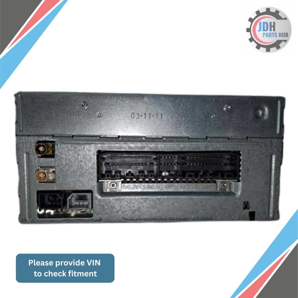 2008–2010 Chrysler Jeep Dodge MyGIG RER Nav Radio OEM — view 2