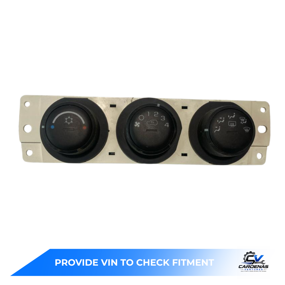 2006–2008 Hummer H3 Manual Climate AC Heater Temperature Control OEM — view 1