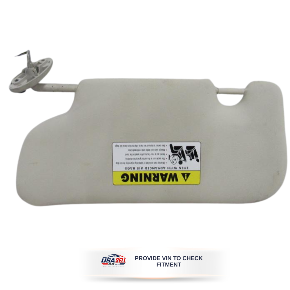 2007–2013 Mini Cooper RH Passenger Sunvisor Sun Visor with Mirror & Light OEM — view 1