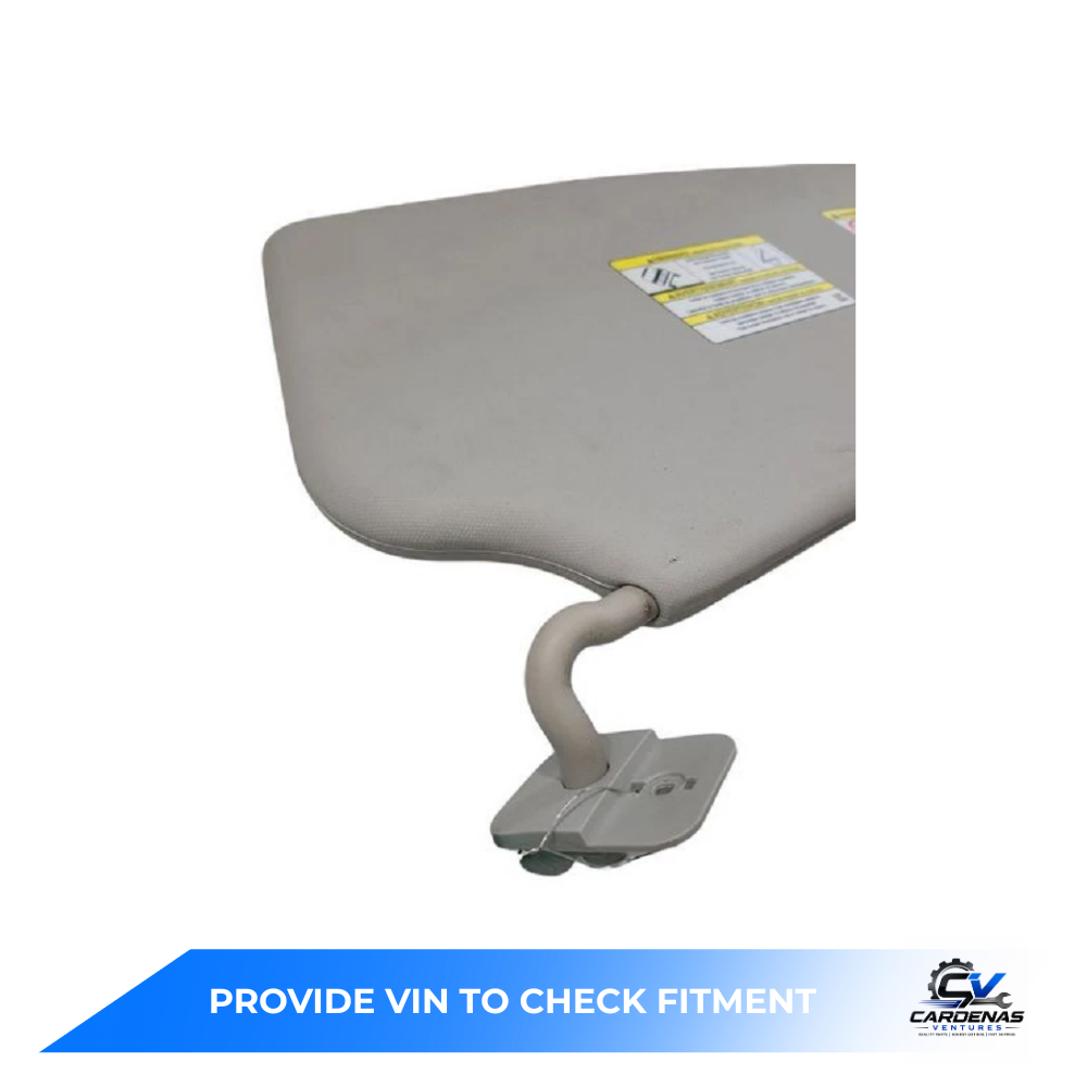 2015–2019 Ford Transit 250 Passenger RH Interior Sun Visor Gray OEM — view 3