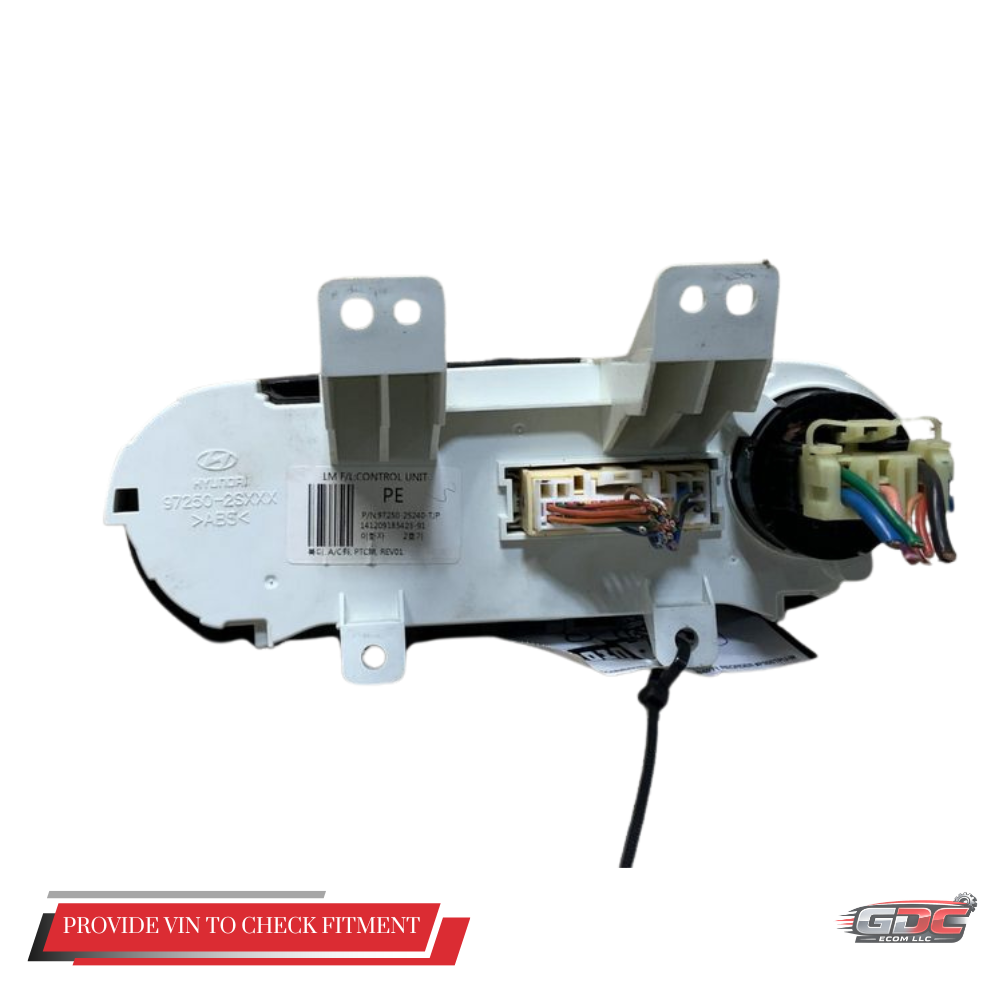 2014–2015 Hyundai Tucson Heater Climate Temperature Control Unit OEM — view 2