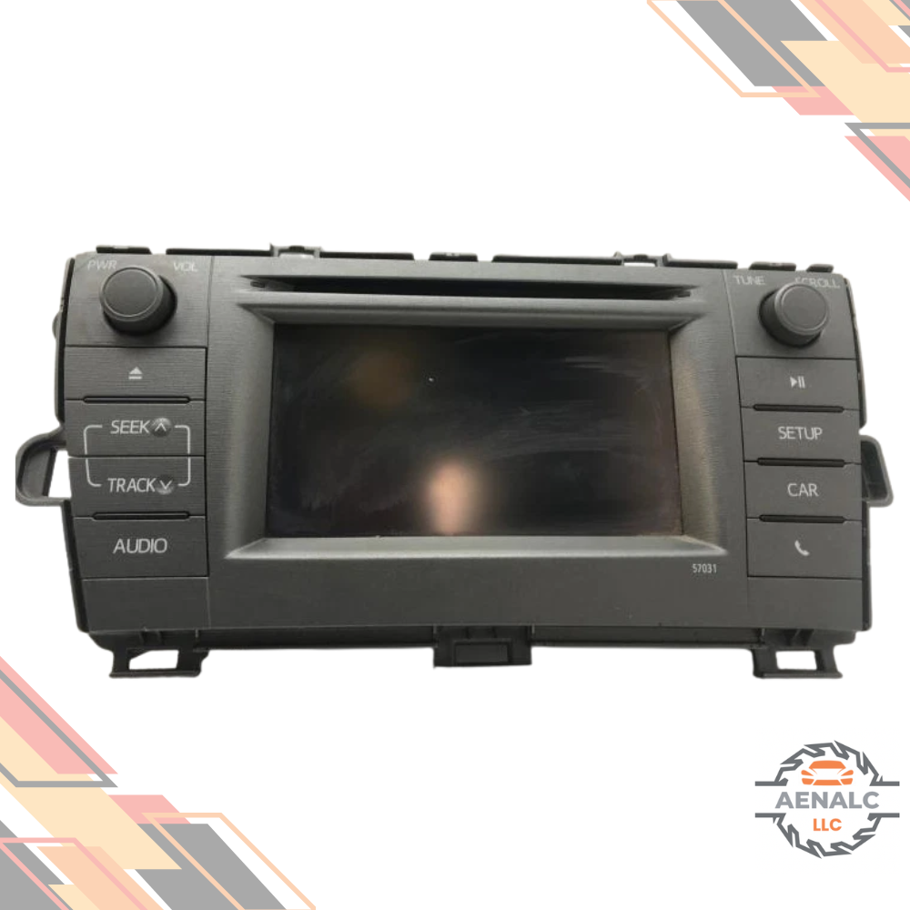 2012–2015 Toyota Prius Display & ReceiverOEM — view 1