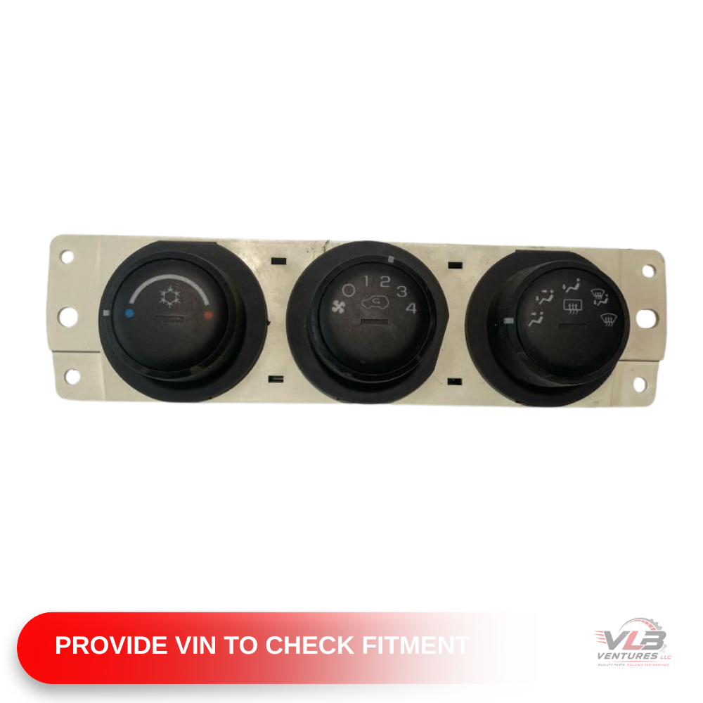 2006–2008 Hummer H3 Manual Climate AC Heater Temperature Control OEM — view 1