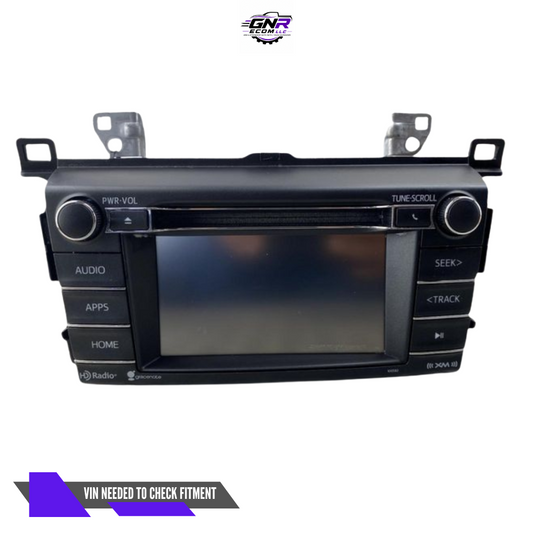 2016–2018 Toyota Rav4 AM FM CD Sirius XM Audio Radio Player Display Screen OEM — view 1