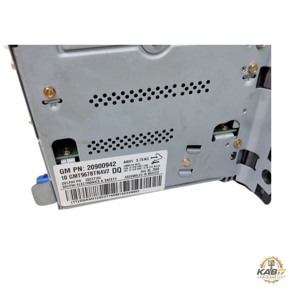 2010–2012 Chevrolet Traverse Navigation Radio Receiver with Display OEM — view 3