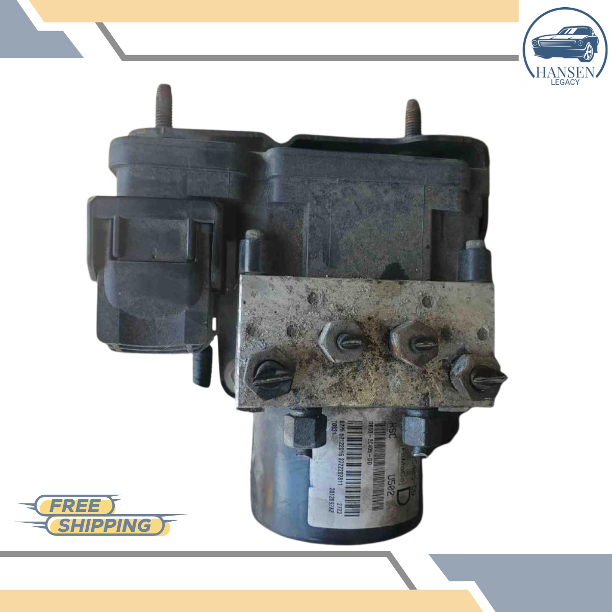 2013-13 Ford Explorer ABS Anti Lock Brake Actuator Pump thru 08/07/12 Unit — view 2