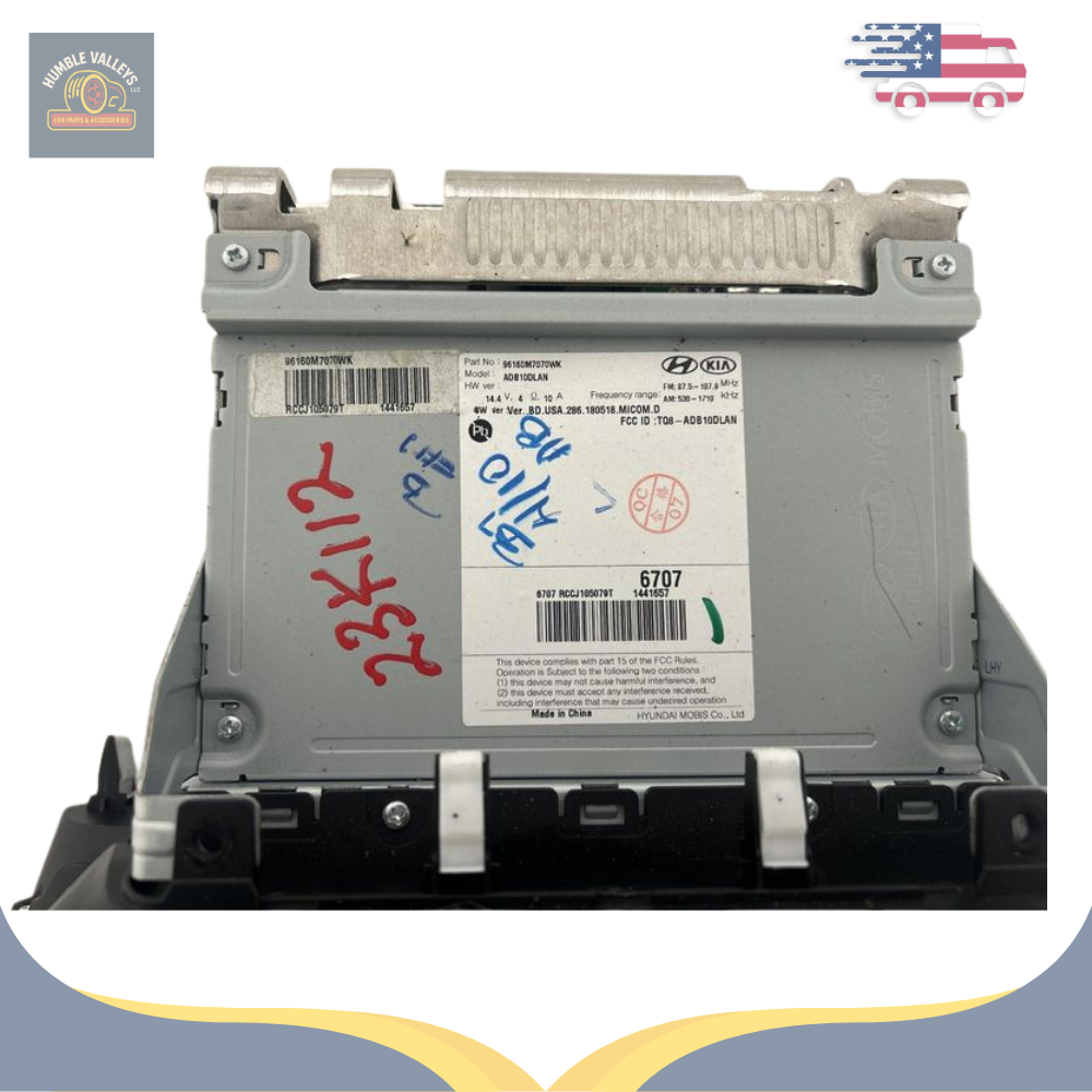 2019–2020 Kia Forte Sedan Radio Receiver Display Screen OEM — view 2