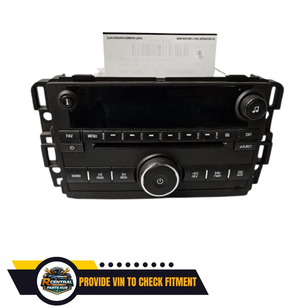2007–2013 Chevrolet Silverado 1500 CD MP3 Player Radio Receiver — view 1