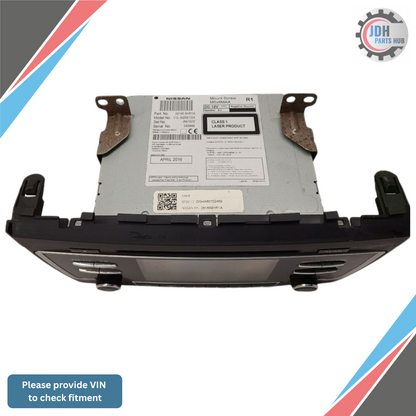 2016–2017 Nissan Altima Radio Display Receiver AM FM CD Base OEM — view 2