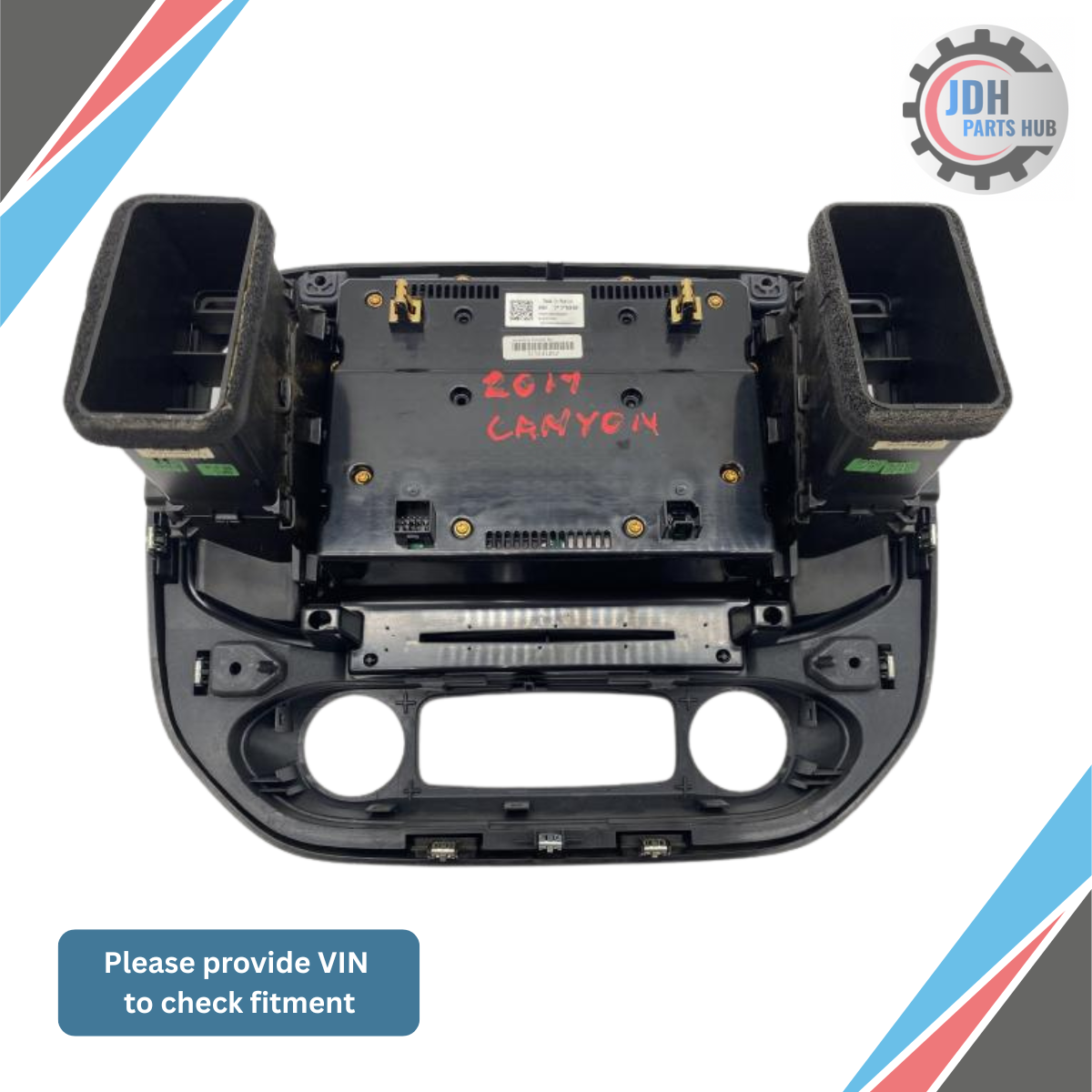 2017–2019 GMC Canyon Audio Equipment Radio Control Panel with Display Screen OEM — view 4