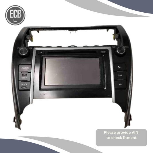 2012 Toyota Camry Radio AM/FM CD Display Receiver OEM — view 1