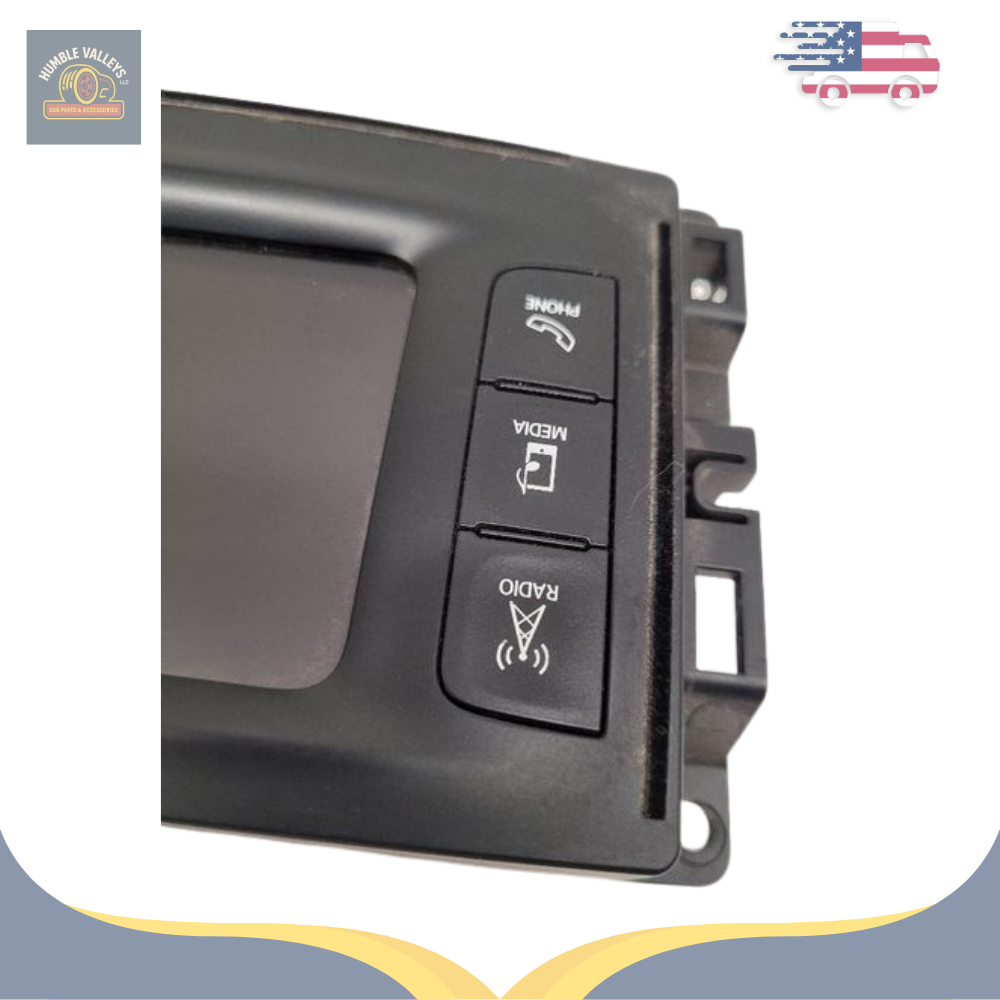 2016 Jeep Cherokee Display Screen Bluetooth Radio Receiver OEM — view 2