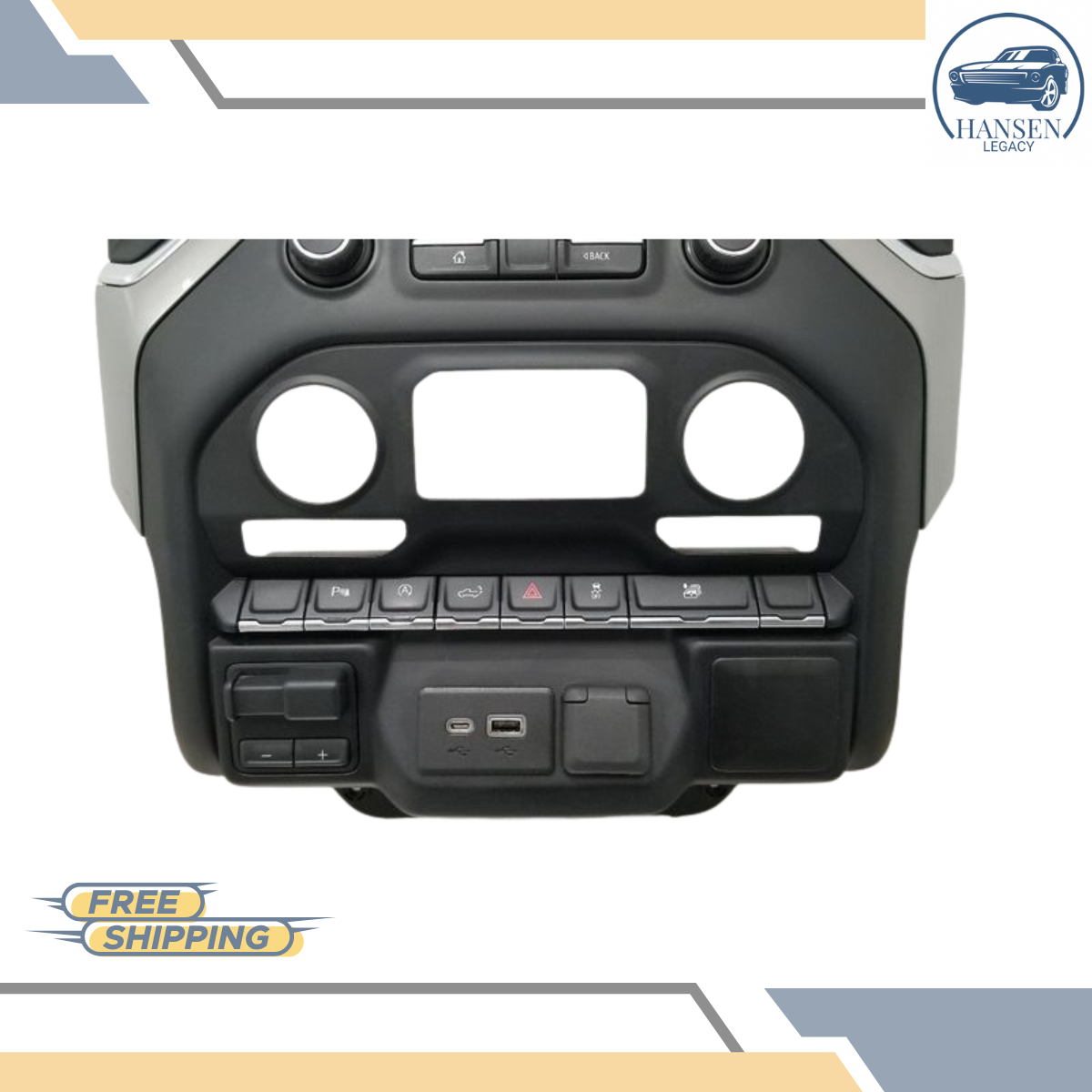 2020 Chevrolet Silverado 1500 Radio Control Panel Display with Screen ID 84743975 — view 4