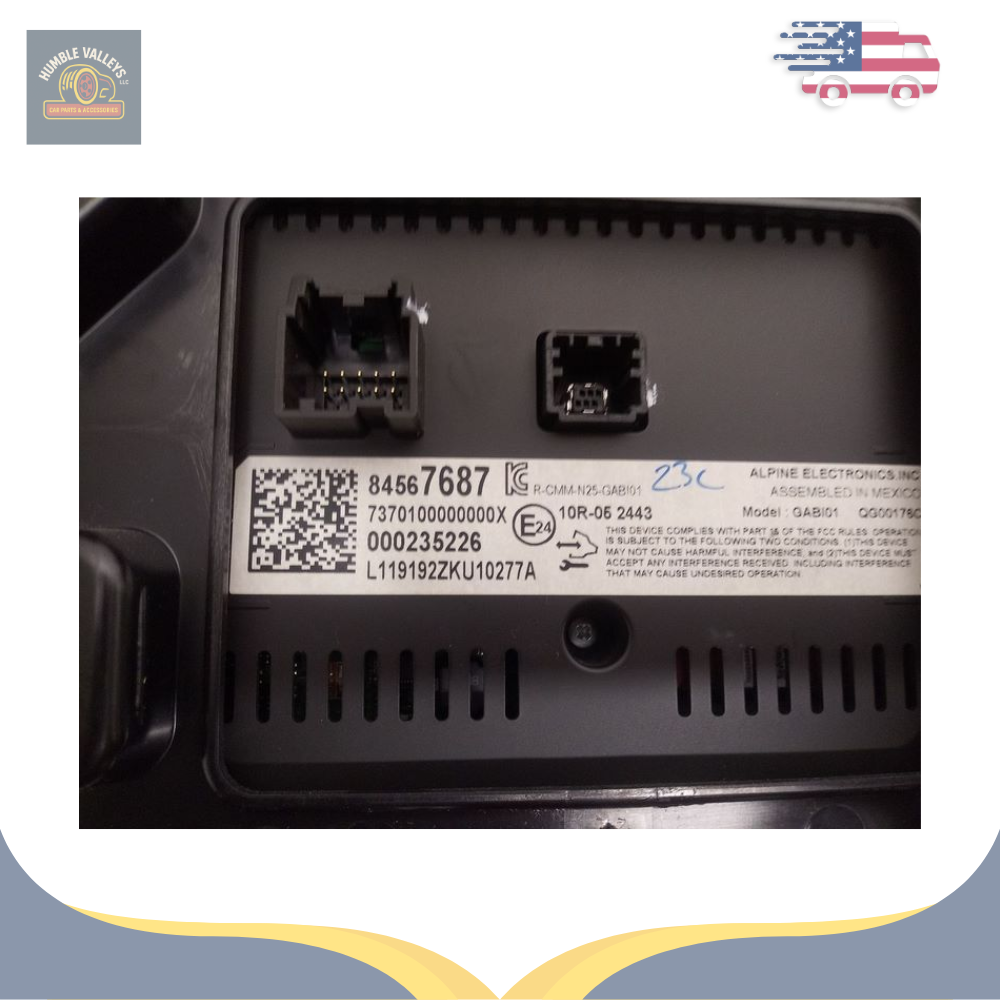 2019–2023 Chevrolet Malibu Dash Mounted Information Display Screen ID 84567687 — view 4
