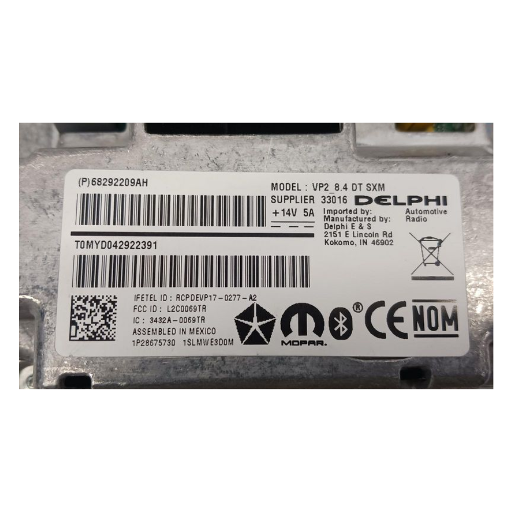 2019 Dodge Ram 1500 New Style 8.4 Radio Display Receiver OEM — view 4