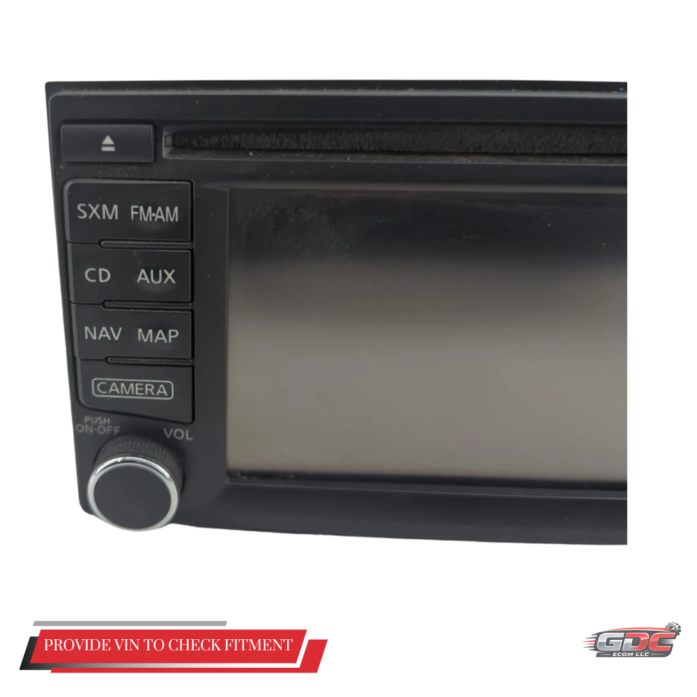 2015 Nissan Sentra CD Player Radio Receiver Navigation With Display Screen OEM — view 2