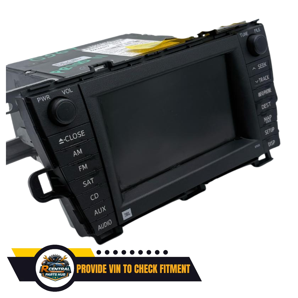 2010–2011 TOYOTA PRIUS DISPLAY SCREEN DASH MOUNTED NAVIGATION SATELLITE OEM — view 1