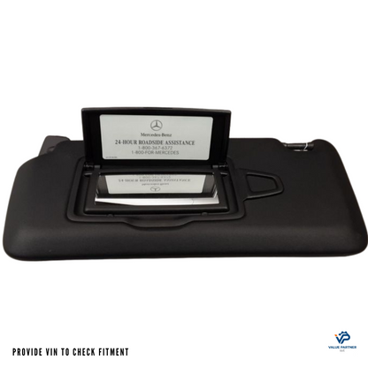 2015–2020 Mercedes-Benz GLA Class LH Driver Sunvisor Sun Visor with Mirror OEM — view 2
