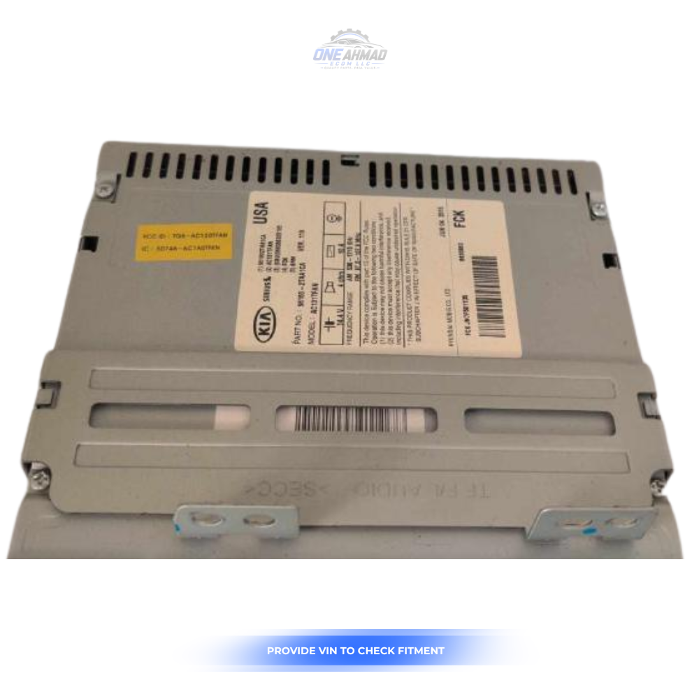 2015 Kia Optima Radio Receiver without Navigation 961602TAA1 OEM — view 1