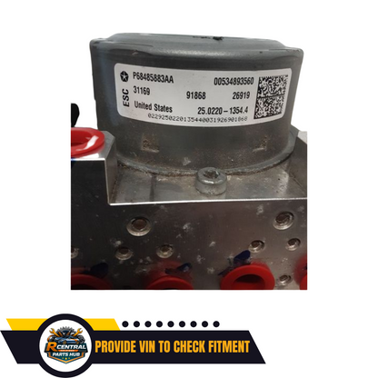 2017–2021 Jeep Compass ABS Anti Lock Brake Actuator Pump — view 3