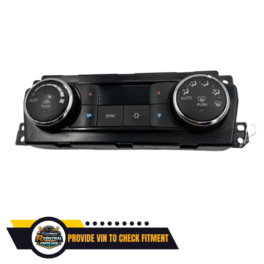 2011–2012 Dodge Ram 1500 AC Heater Climate Temperature Control with Dual Zone OEM — view 1