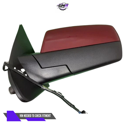 2014–2019 Chevrolet Silverado 1500 Left Driver Side View Door Mirror Maroon — view 1