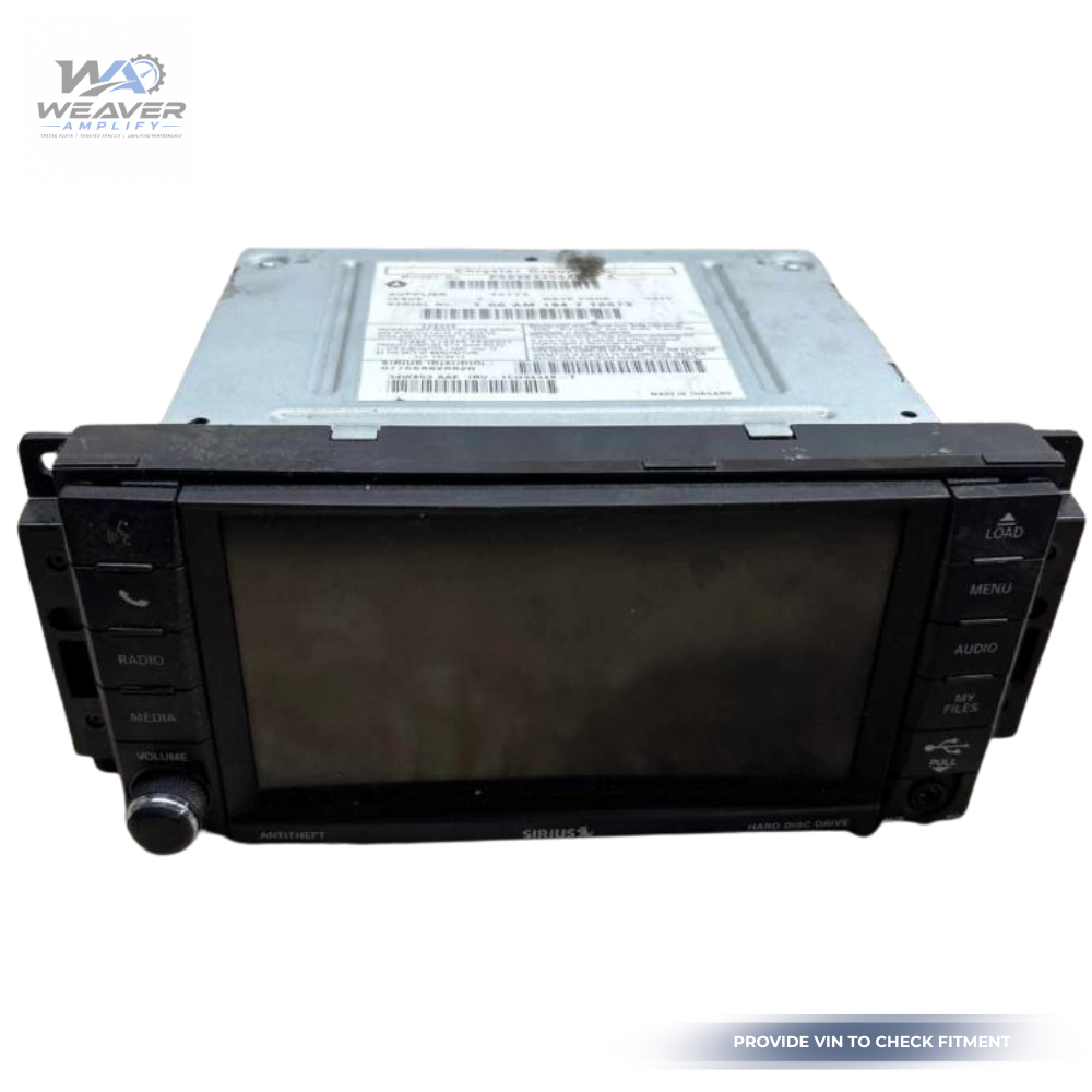 2012–2020 Dodge Caravan AM FM Radio Receiver With Display Screen OEM — view 1