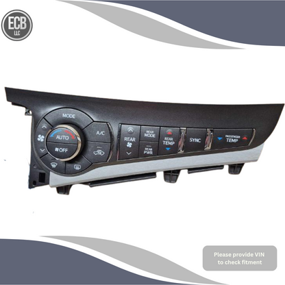 2011–2014 Toyota Sienna AC Heater Temperature Climate Control front AT OEM — view 1