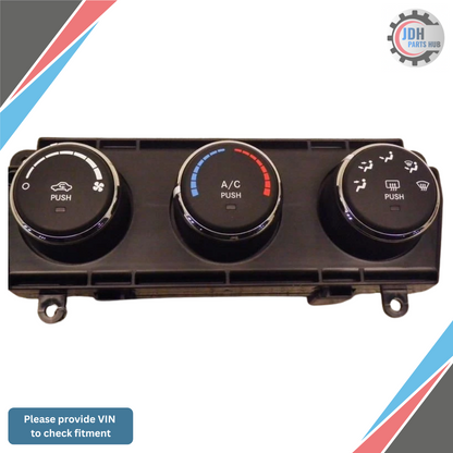 2011–2013 Jeep Wrangler Climate AC Heater Temperature Control OEM — view 1