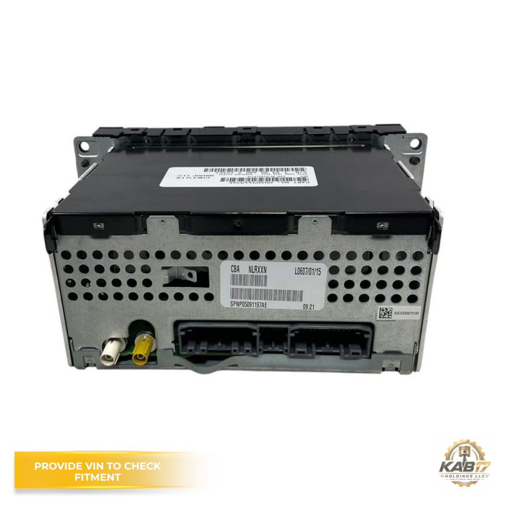 2012–2017 Jeep Patriot AM-FM-CD-MP3 Player Satellite Radio Receiver OEM — view 3