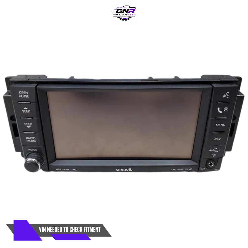 2008–2010 CHRYSLER JEEP DODGE AM-FM-DVD RADIO DISPLAY RECEIVER SATELLITE RER — view 1